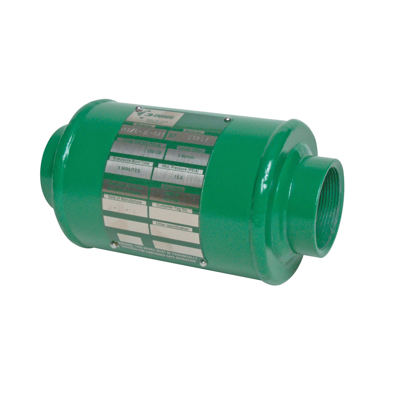 Enardo™ IL Series Threaded In-Line Flame Arrestors - 最终控制 | Emerson