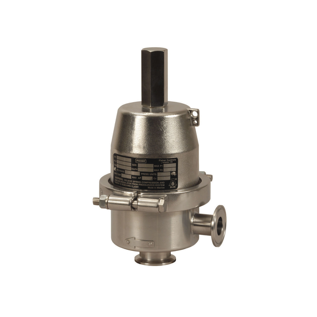 調理器具 mr.fisher Fisher™ Type SR8 Sanitary Backpressure Regulator - Final Control
