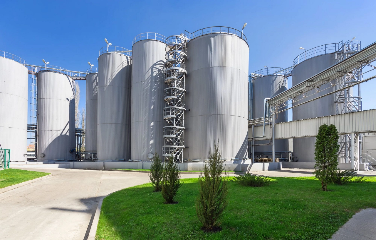 Level Measurement in Raw Material Storage