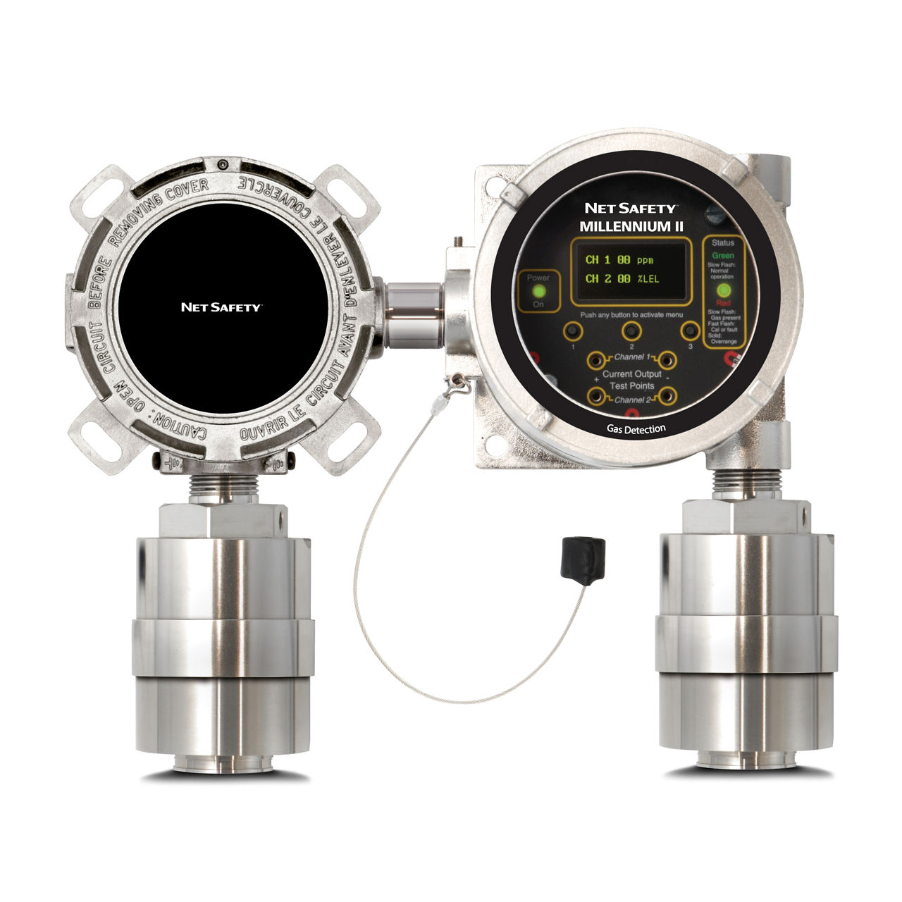 その他 EMERSON TD1000-2S0022G Network Power Transmisor de dos canales Millennium II de Net Safety