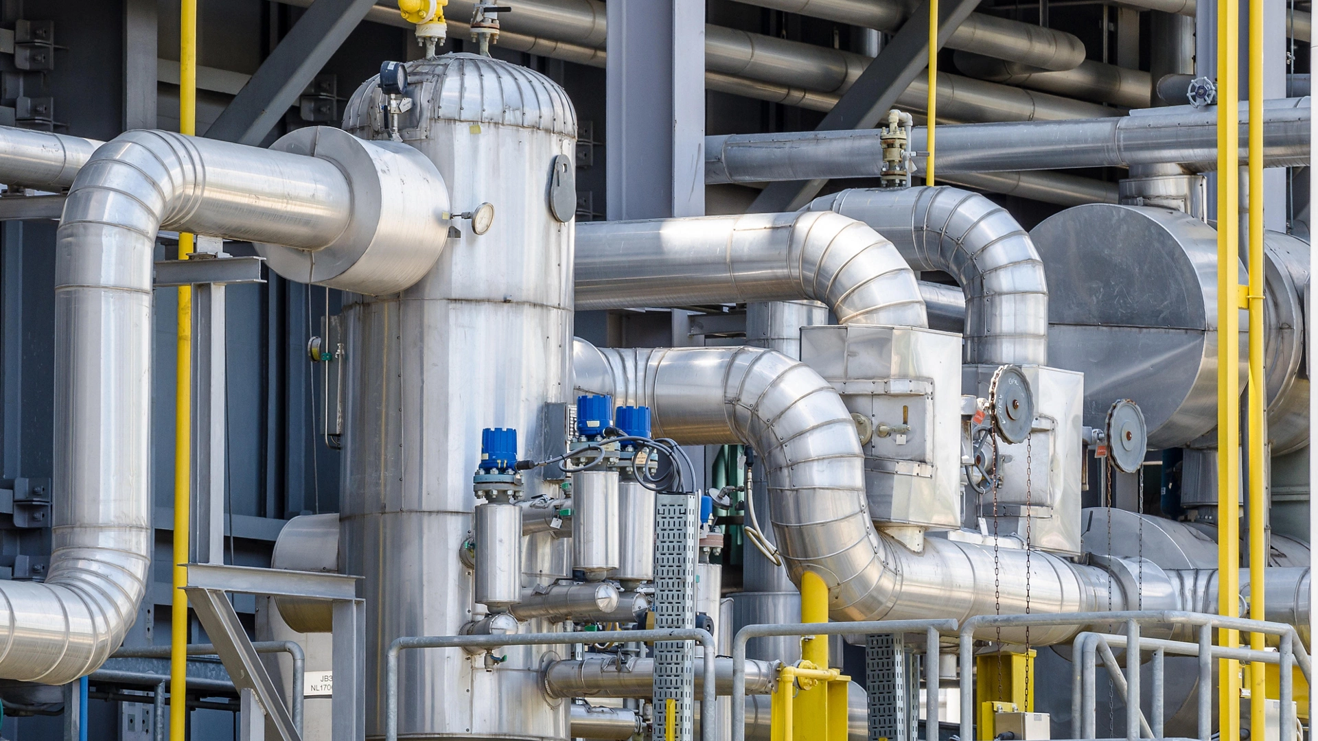fuel gas , contaminated separator for electrical power plant