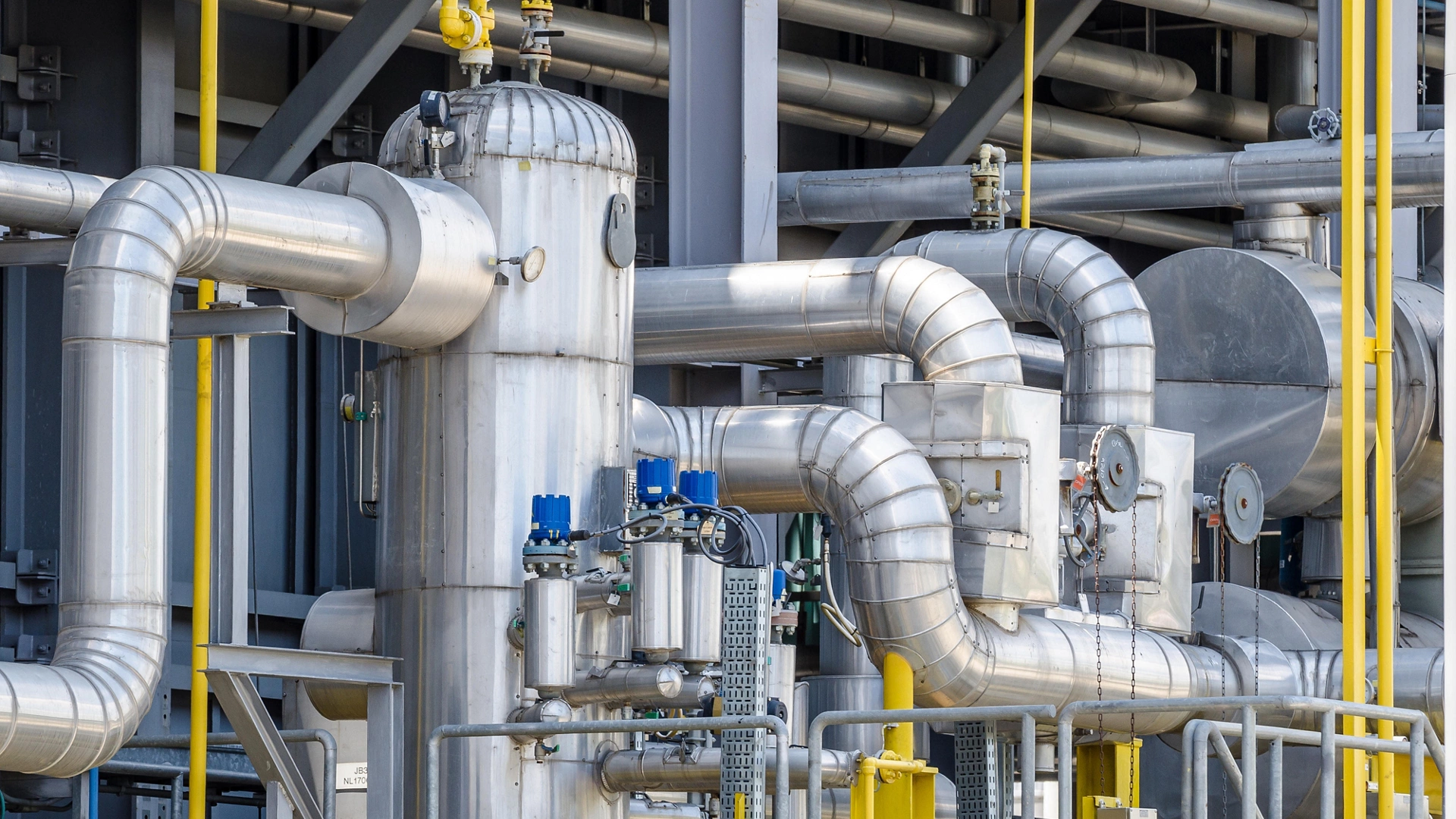 fuel gas , contaminated separator for electrical power plant