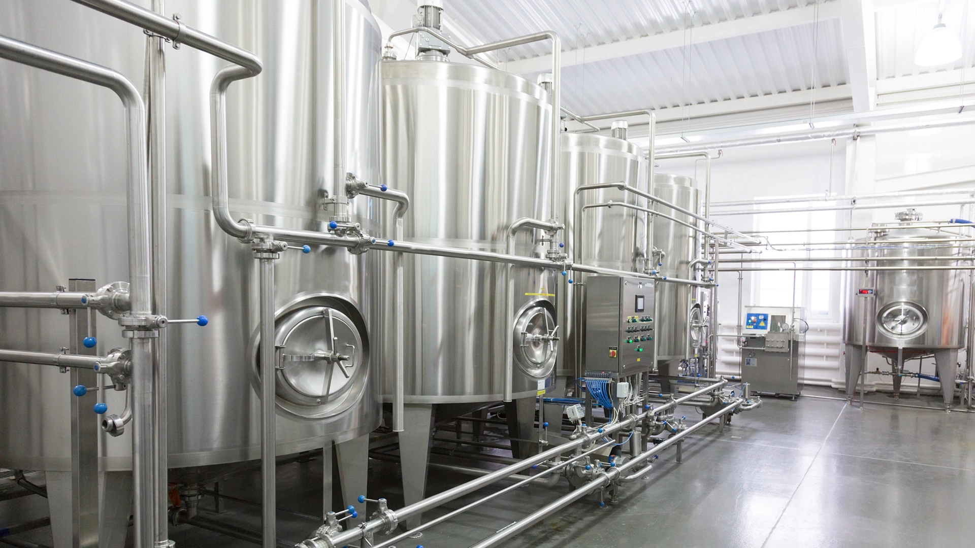 Technological equipment in modern  dairy plant