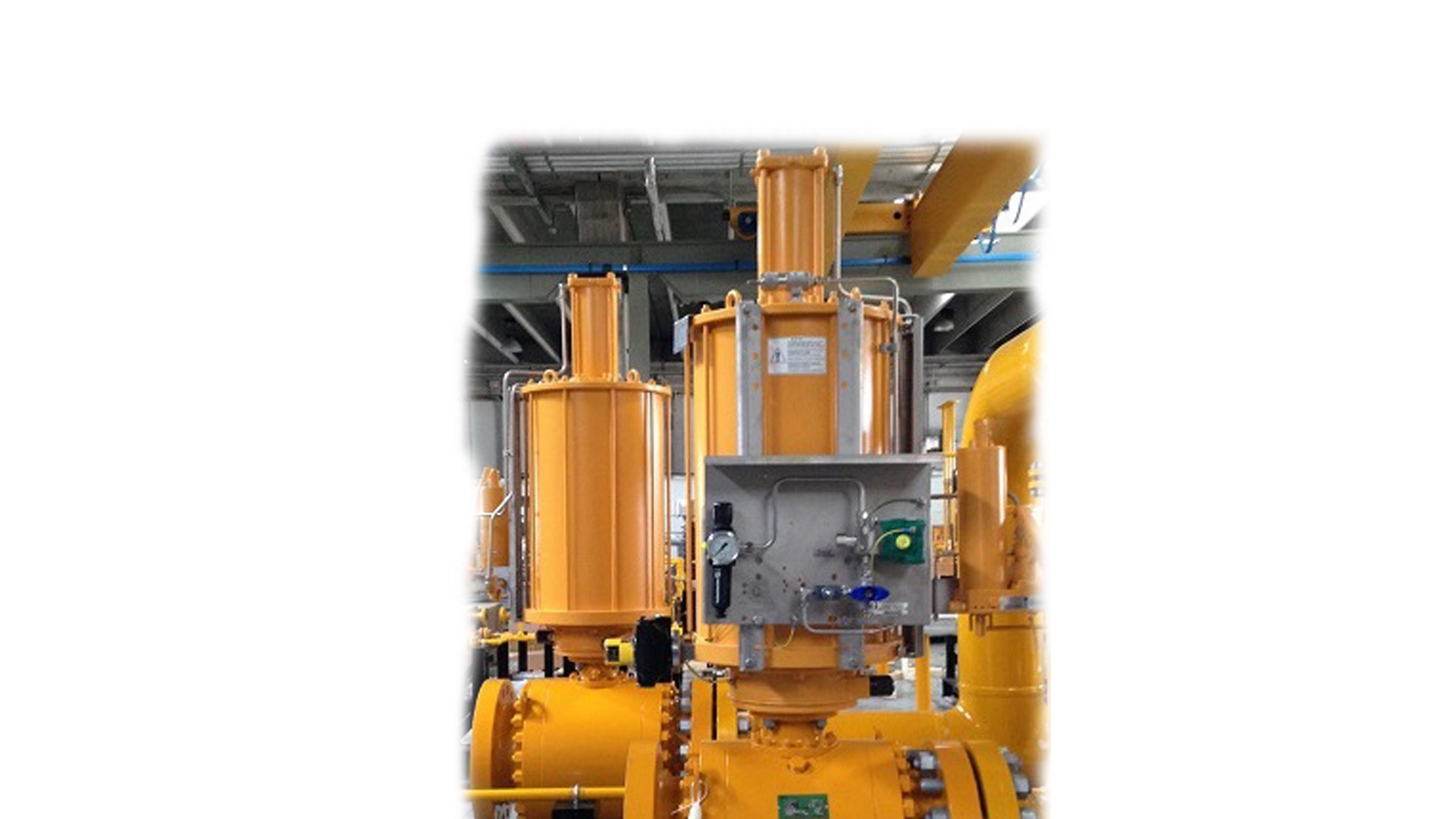 TPS Quarter turn compact pneumatic actuator with 60% size reduction
