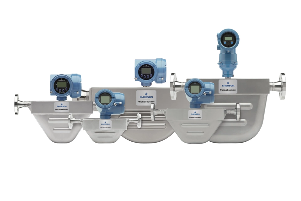Micro Motion Coriolis-Messsysteme der F-Serie für Durchfluss und Dichte in kompakter, selbstentleerender Ausführung