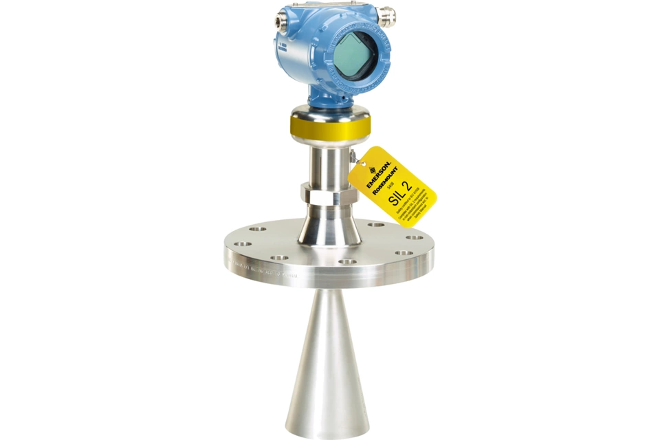Transmissor de nível Rosemount™ 5408 — Radar sem contato