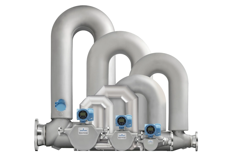 Medidor de densidade e vazão de alto desempenho ELITE Coriolis da Micro Motion