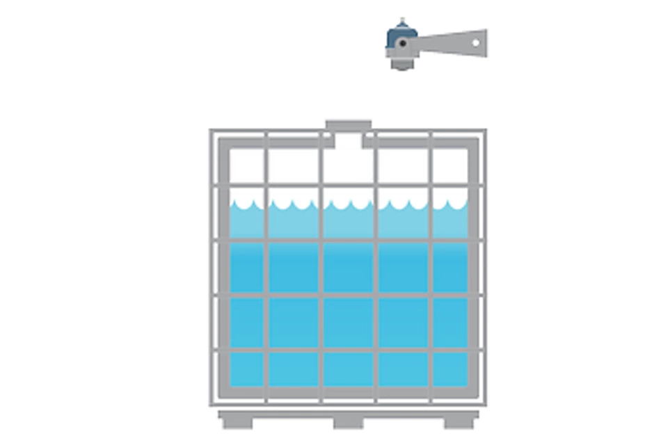  Level Measurement in Plastic Totes from the Mining Industry​