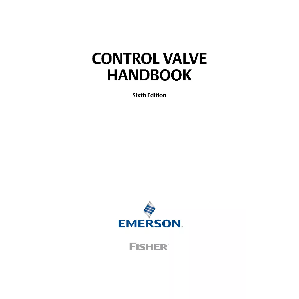 Manuel des vannes de régulation