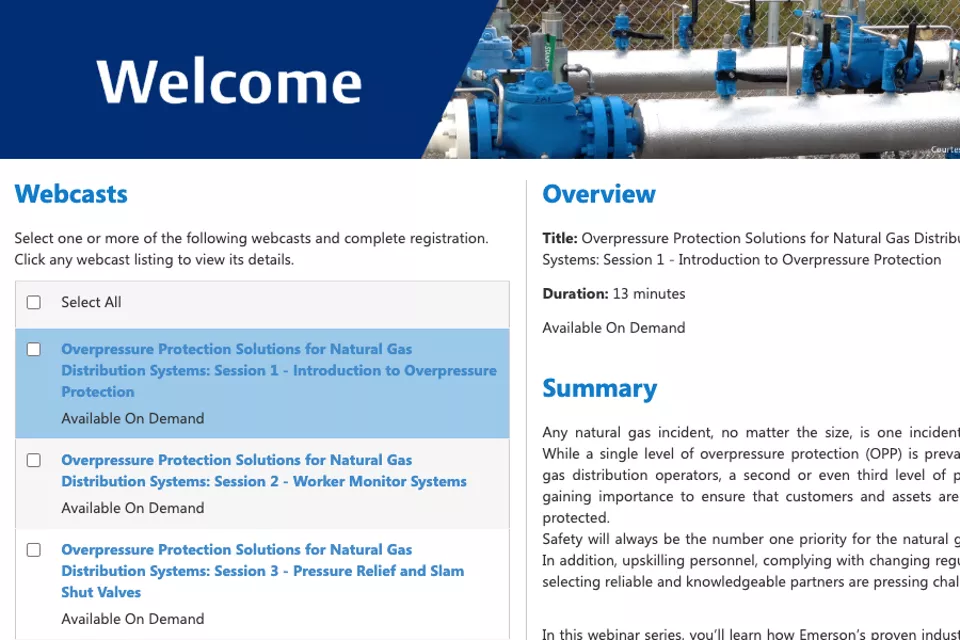 Overpressure Protection Solutions for Natural Gas Distribution