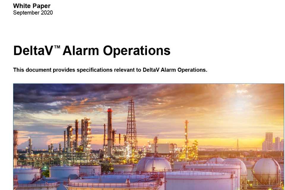 DeltaV Alarm Operations