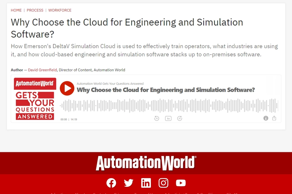 Por que escolher a nuvem para o software de engenharia e simulação?