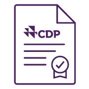 Ícono de Capacitación sobre compromiso con los proveedores de CDP