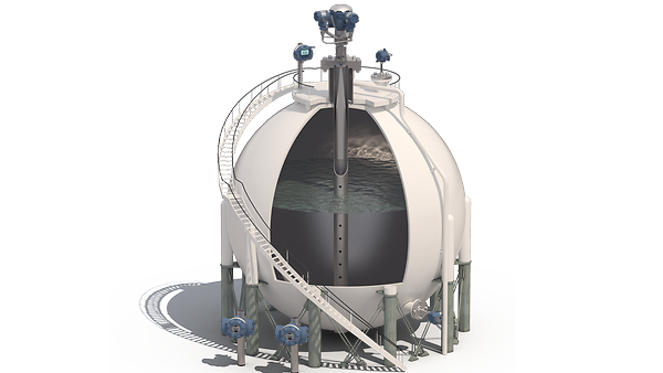 Measurement Solutions for Safe Storage of Pressurized Liquefied Gas